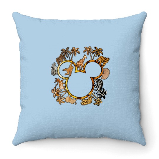 Disney Animal Kingdom Throw Pillows, Disney Wild Throw Pillows