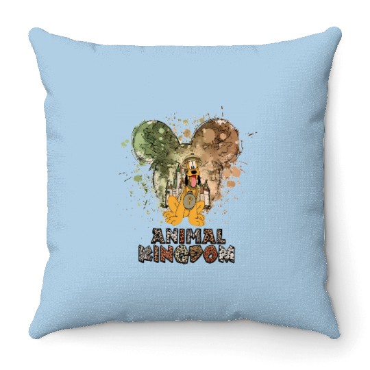 Disney Animal Kingdom Throw Pillows, Disney Pluto Throw Pillows, Animal Kingdom Throw Pillows