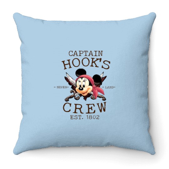 Disney Cruise Throw Pillows, Cruise Disney Throw Pillows, Disney Pirate Throw Pillows