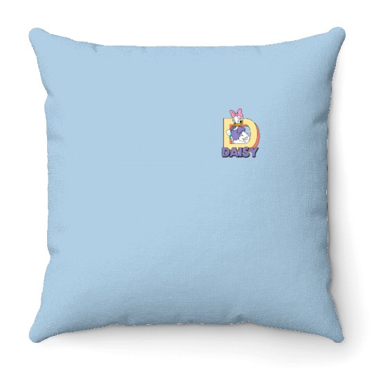 Daisy Duck Pocket Throw Pillows, Disney Daisy Pocket Throw Pillows, Disney Girls Throw Pillows, Daisy Duck Trip Throw Pillows, Daisy Duck Disney Throw Pillows