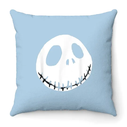 Jàck skèllington, Jàck skèllington halloweeen, Jàck skèllington merch , Jàck skèllington disnèy, Jàck skèllington logo Throw Pillows
