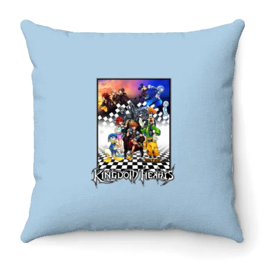 Disney Kingdom Hearts Throne Throw Pillows, Kingdom Hearts