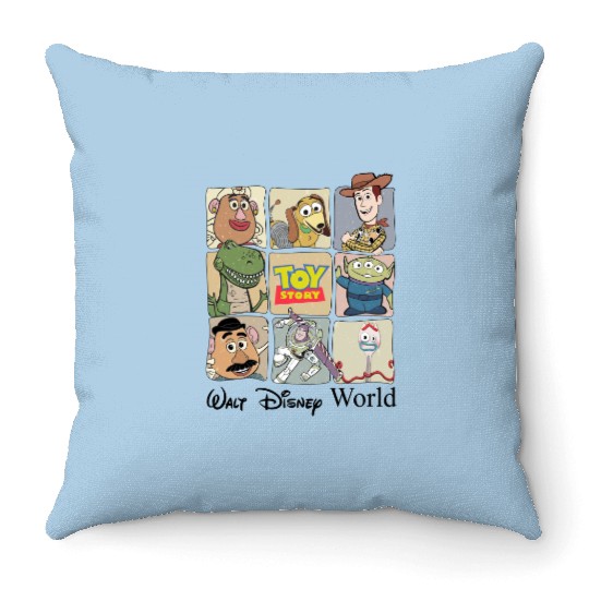 Toy Story Disneyworld Throw Pillows, Disney Pixar Toy Story Throw Pillows