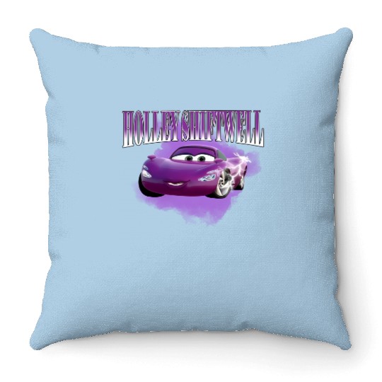 Discover Disney Cars Holley Shiftwell Vintage Throw Pillows,Cars Characters Lightning McQueen Throw Pillows