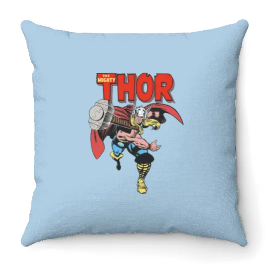 Thor Throw Pillows, Retro Marvel  Throw Pillows, Avengers Throw Pillows, Disney Marvel Throw Pillows, Marvel Comic Throw Pillows, Matching Marvel Throw Pillows, MCU Throw Pillows Throw Pillows