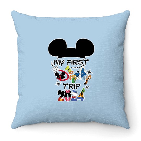 Disney Trip Throw Pillows, Mickey Throw Pillows, Mickey Ears, Disney Mickey Throw Pillows