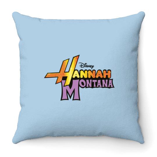 Hannah Montana Throw Pillows, Disney Hannah Montana Logo