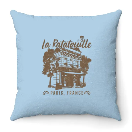 Disney Pixar Ratatouille Paris Throw Pillows