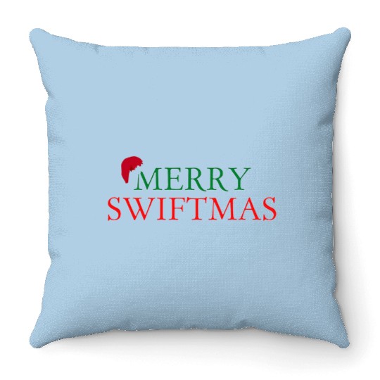Discover Merry Swiftmas - Taylor Christmas Throw Pillows