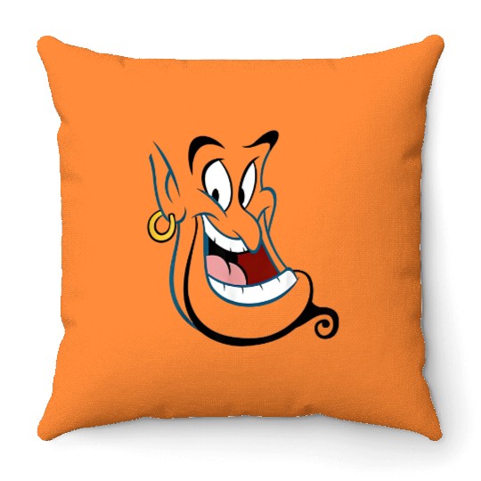 Disney Aladdin Genie Face Costume Throw Pillows