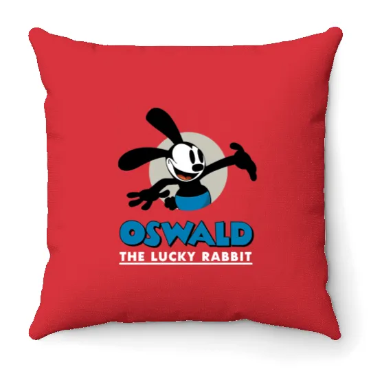 Disney Oswald the Lucky Rabbit vintage Throw Pillows, Disney Oswald Throw Pillows