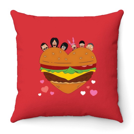 Bob's Burgers Bobs burgers bob burgers Movie Cartoon Movie Poster Throw Pillows