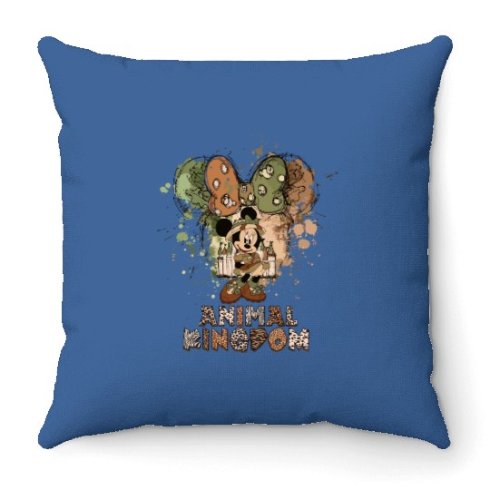Minnie Safari Throw Pillows, Disney Animal Kingdom Throw Pillows