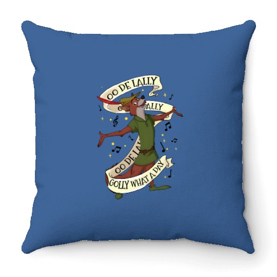Robin Hood Throw Pillows, Oo De Lally Throw Pillows, Disney Throw Pillows