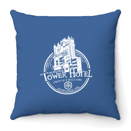 Hollywood Tower of Terror Hotel- Disney World Throw Pillows