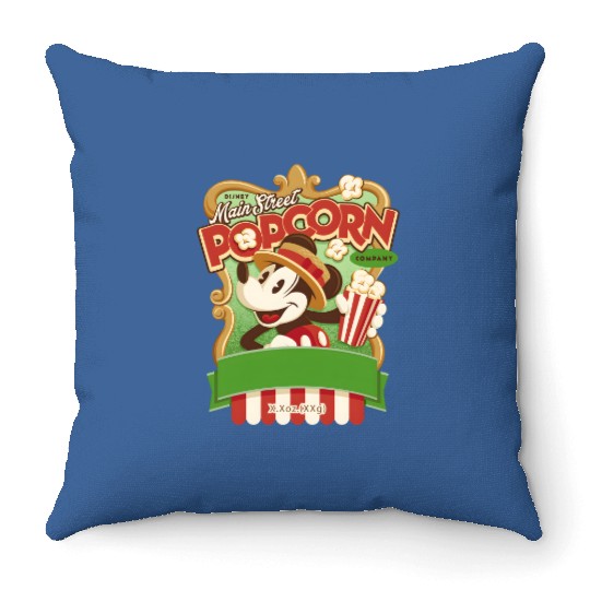 Vintage Disney Mickey Popcorn Throw Pillows