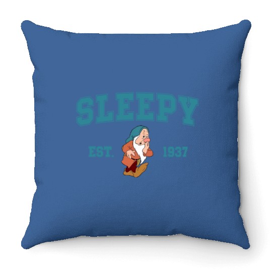 Disney Sleepy Throw Pillows, Princess Snow White And 7 Dawfs Throw Pillows