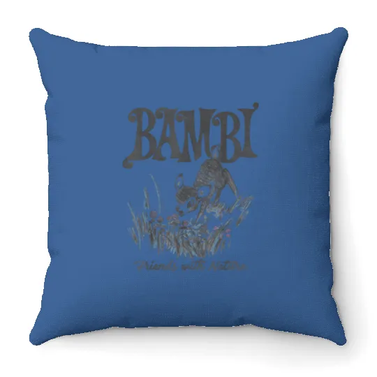 Disney Bambi Vintage Throw Pillows