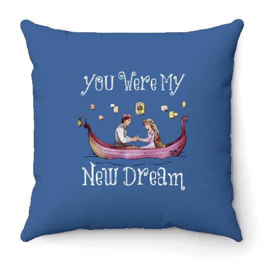 Discover Vintage Disney Tangled Rapunzel You Are My Dream Throw Pillows