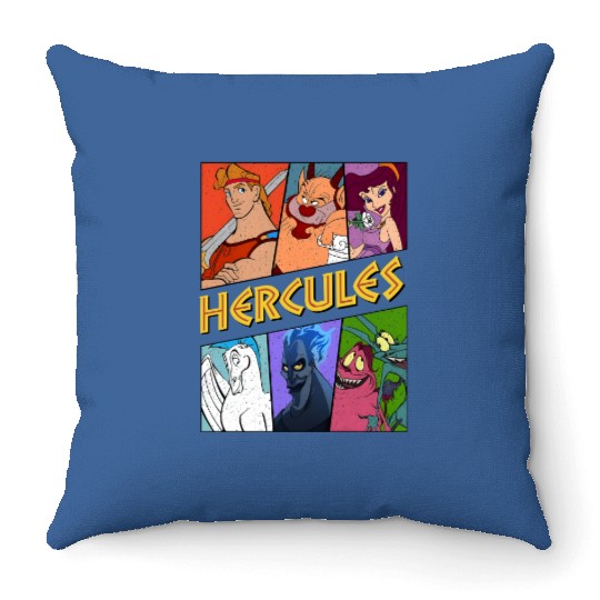 Vintage Hercules Throw Pillows Disney Hercules Megara Hades Throw Pillows