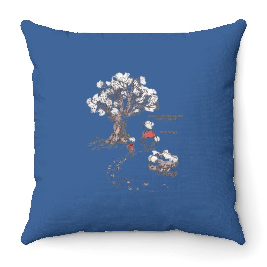 Retro Disney Winnie The Pooh & Piglet Always Friends Forever Throw Pillows