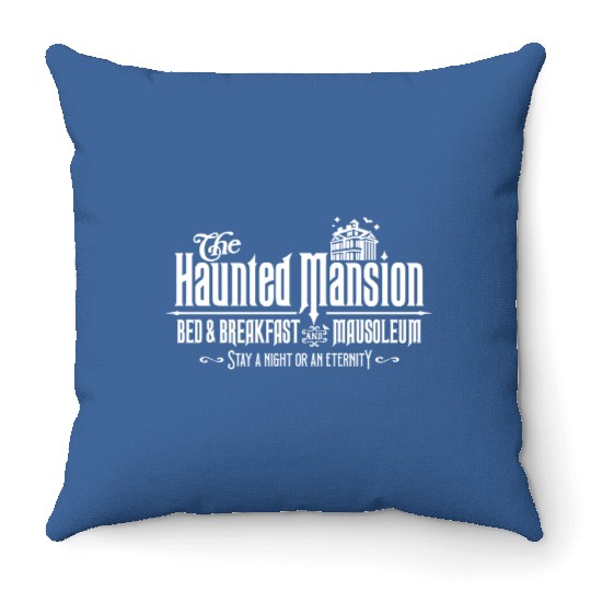 Haunted Mansion Throw Pillows, Welcome Foolish Mortals Throw Pillows, Pretty Haunted Mansion Disney