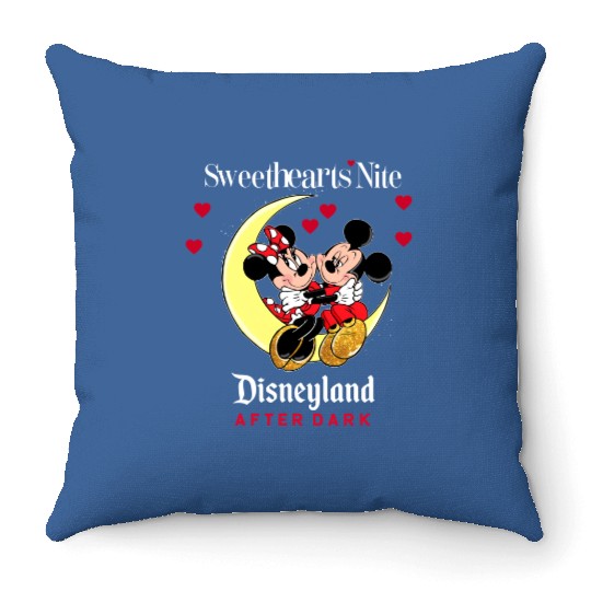 Disneyland After Dark Sweethearts Nite Throw Pillows, Sweethearts' Nite Throw Pillows