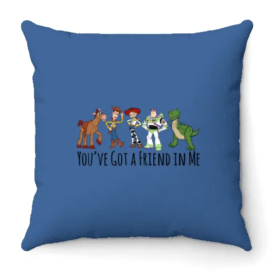 Disney Toy Story Throw Pillows, Toy Story Friends Throw Pillows, Mickey Toy Story Throw Pillows, Toy Story Family Throw Pillows