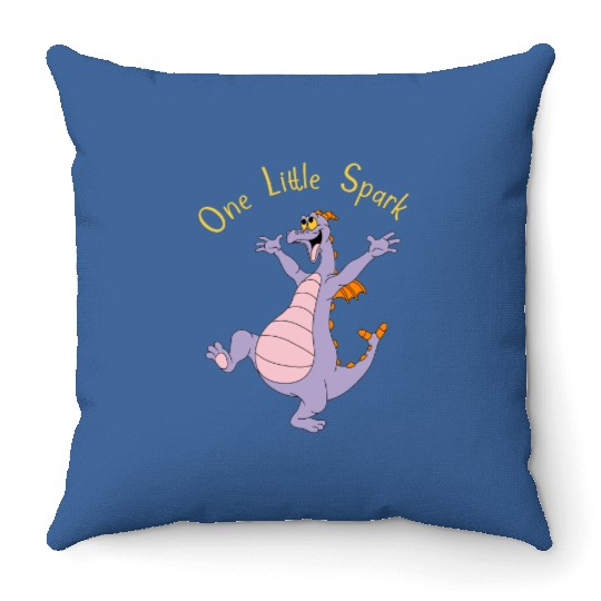 Disney Throw Pillows / Figment Throw Pillows / One Little Spark / Epcot Throw Pillows