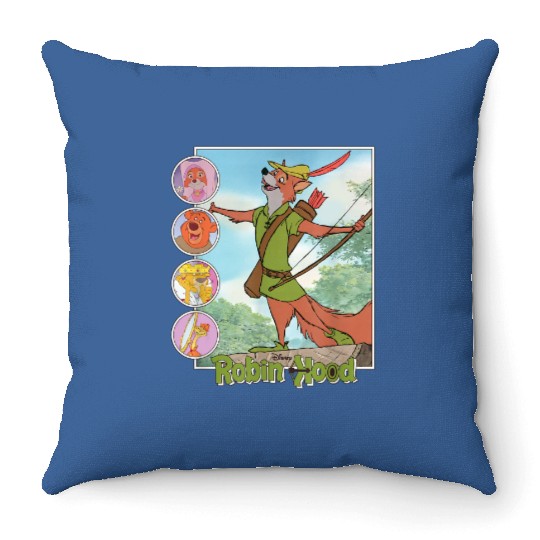 Disney Robin Hood and Friends Throw Pillows