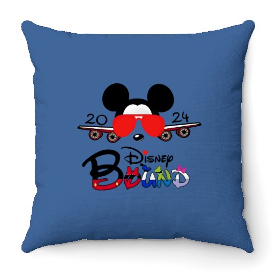 Disney Bound 2024, Disney Airplane, Mickey Disney Throw Pillows