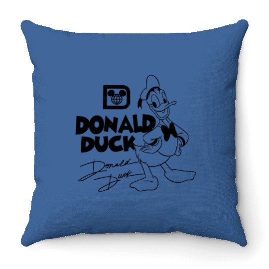 Vintage Donald Duck Throw Pillows, Disney Throw Pillows, Disney Donald Daisy Throw Pillows