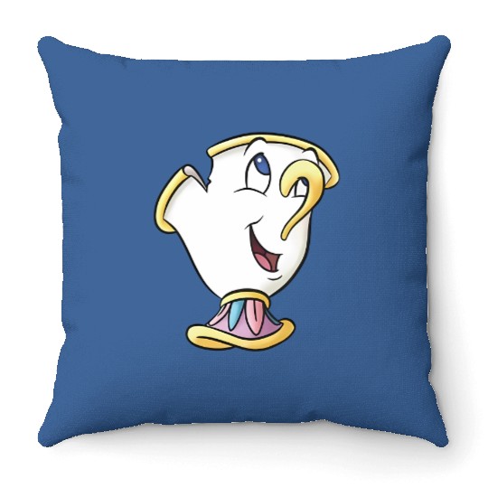 Chip Throw Pillows, Beauty And The Beast Throw Pillows, Enchanted Rose Throw Pillows, Disneyland Throw Pillows, Disney World Throw Pillows, Disneyland Throw Pillows