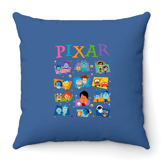 BM Disney Pixar  Throw Pillows, Pixar Movie Throw Pillows, Disney Throw Pillows