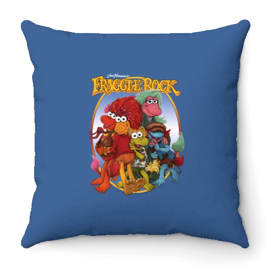 Disney Fraggle Rock The Muppets Group Hug Throw Pillows