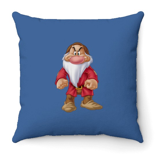 Disney Grumpy Dwarf Throw Pillows, Snow White and Seven Dwarfs Throw Pillows
