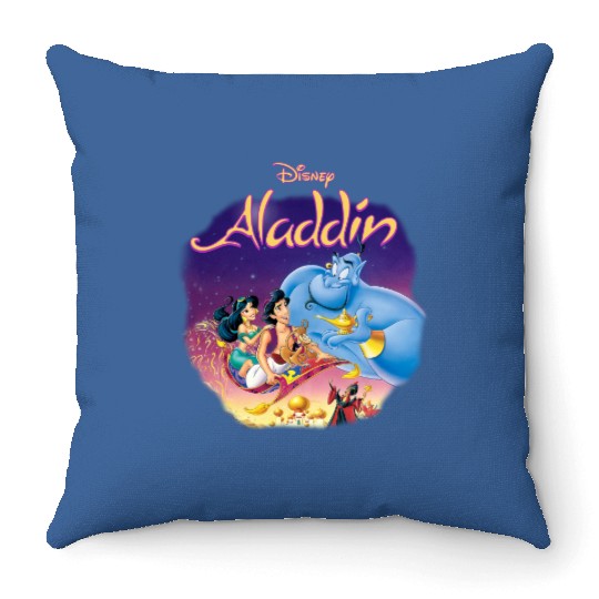 Disney Aladdin Jasmine Princess Jafar Abu Genie Throw Pillows