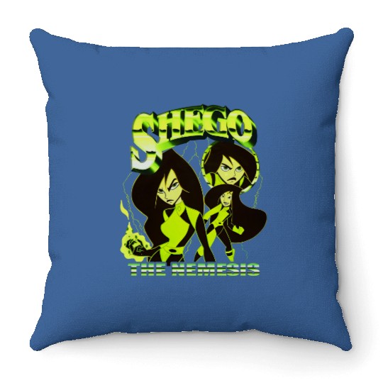 Kim Possible Shego The Nemesis Throw Pillows, Disney Kim Possible Clothingx