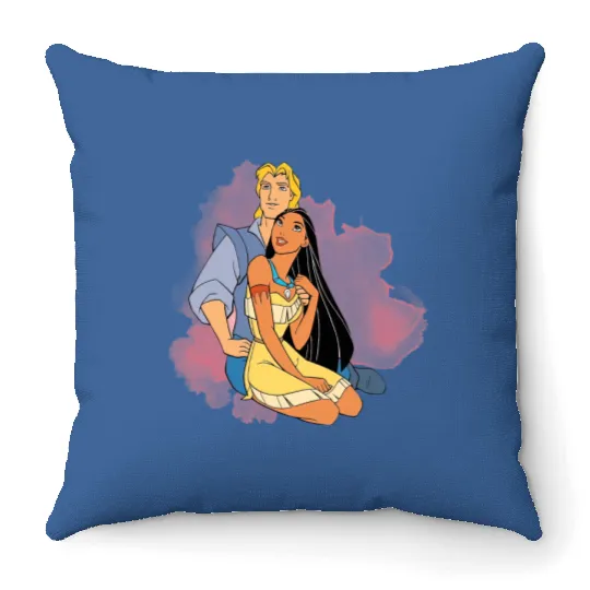 Disney Pocahontas Throw Pillows, Pocahontas Love Throw Pillows