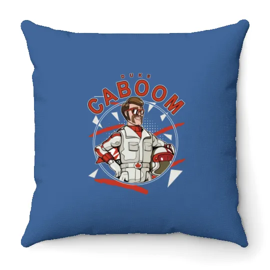 Disney Duke Caboom 90's Portrait Throw Pillows, Disney Toy Story Portrait Throw Pillows