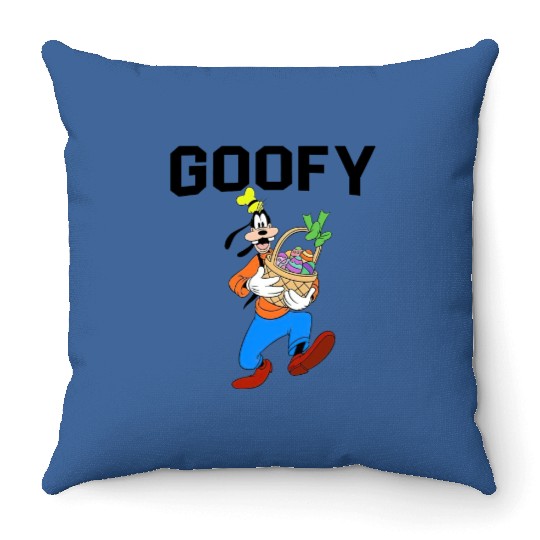Easter Goofy Throw Pillows, Disney Goofy Easter Throw Pillows, Disney Easter Egg