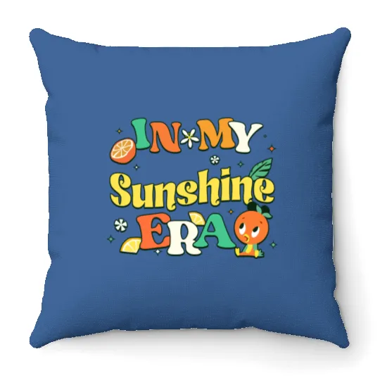 Orange Bird Sunshine Throw Pillows, Orange Bird Throw Pillows, Disneyland Orange Bird Throw Pillows