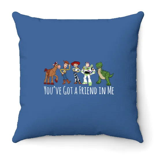 Disney Toy Story Throw Pillows, Toy Story Friends Throw Pillows, Mickey Toy Story Throw Pillows, Toy Story Family Throw Pillows