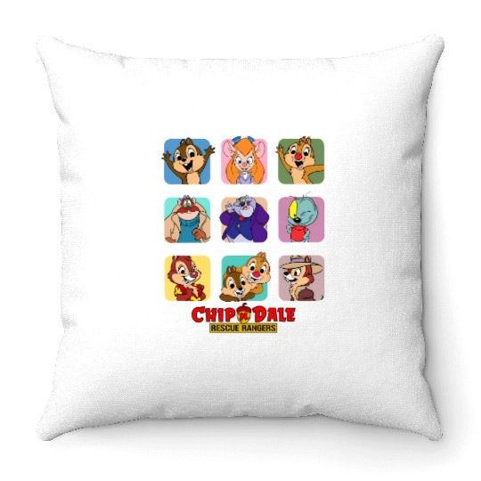 Disney Chip and Dale Rescue Rangers  Throw Pillows, Disney Portrait