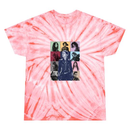 Black Widow Eras Tour Tie Dye T-Shirts