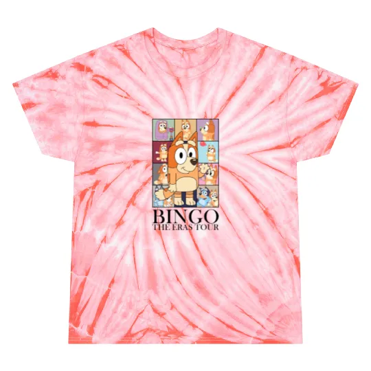Discover BlueyDad BINGO  THE ERAS TOUR Tie Dye T-Shirts