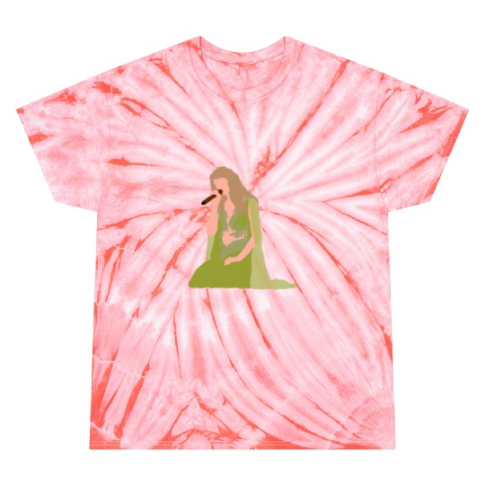 Eras Tour green dress folklore evermore Tie Dye T-Shirts