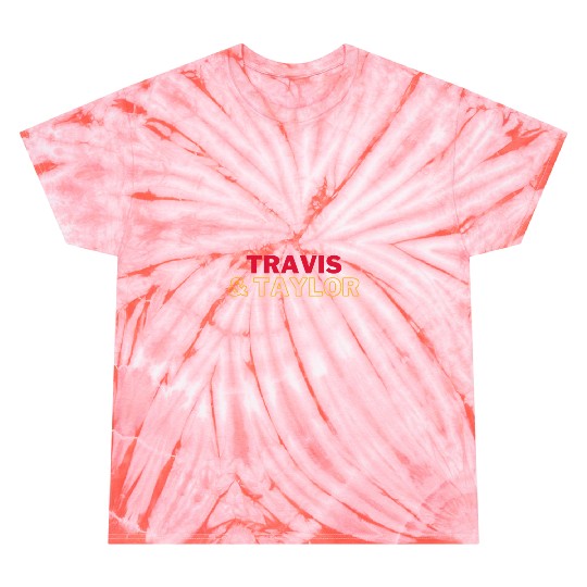 Travis Kelce &amp_ taylorr Swift Tie Dye T-Shirts