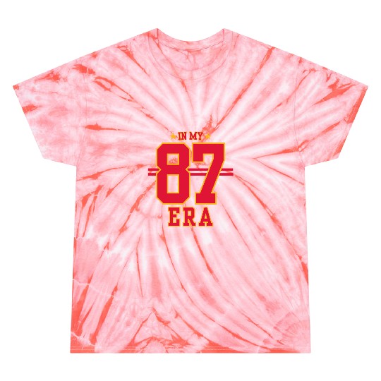 87 Era + Taylorr Swift and Travis Kelce Tie Dye T-Shirts