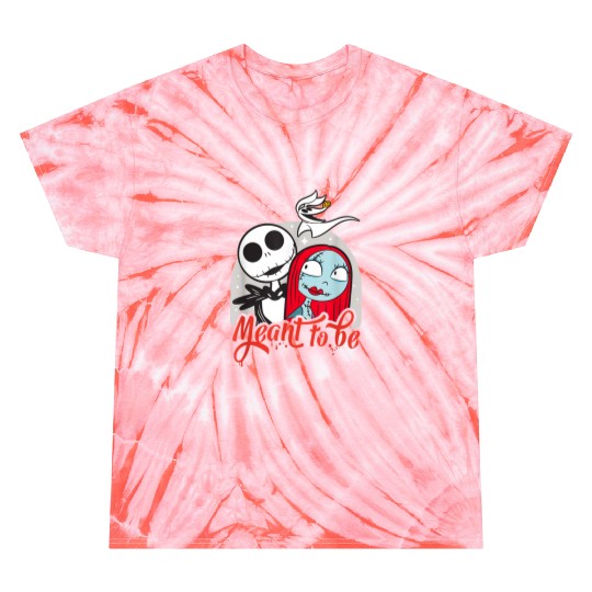 disneys The Nightmare Before Christmas Jack Sally Tie Dye T-Shirts